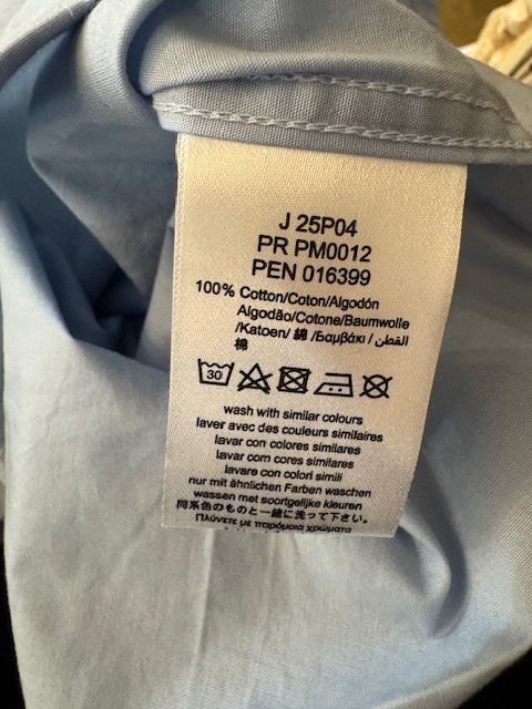Hugo Boss Camicie, T-shirt & Polo: Hemd Boss Langarm hellblau Gr.176 wie neu – Usato da Wabern venduto da adamovski 6