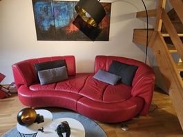 De Sede DS-164 Leder Sofa Rot