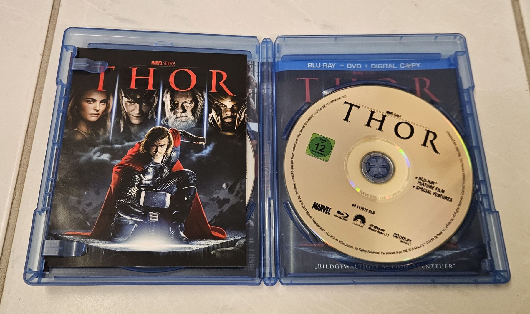 Tutti i DVDs: Thor - Blu-ray, DVD & Digital Copy - Marvel-Action! – Usato da Regensdorf venduto da 8Collect 1