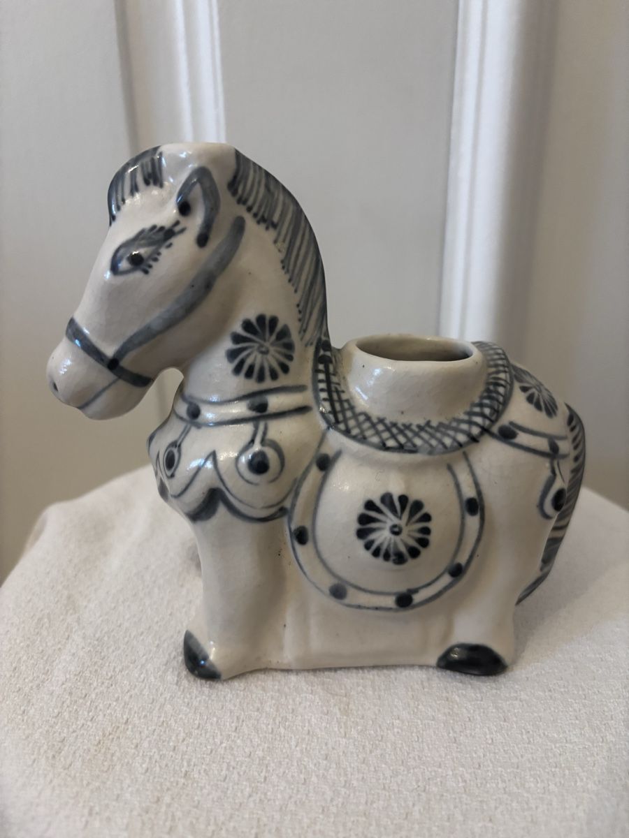 Statuette: CHEVAL, PIPE À OPIUM CHINOISE – Usato da Genève venduto da ati_tj8f