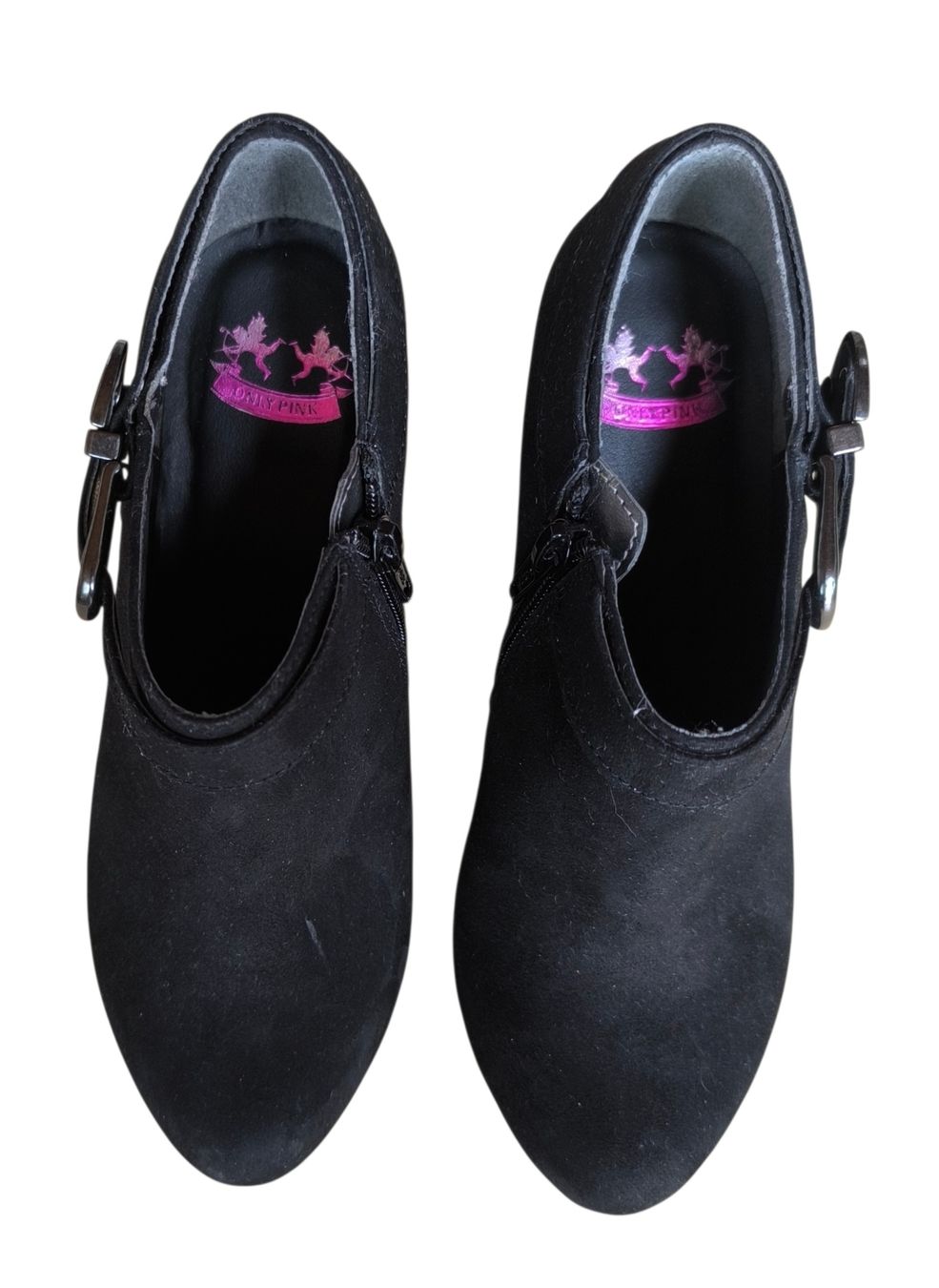 Scarpe da donna: Schwarze Plateau-Stiefeletten mit Absatz, Grösse 37 – Usato da Gettnau venduto da Immortal_