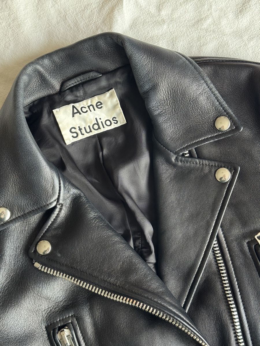 Acne Studios Giacche: Acne Studios Leather Jacket, size 36, biker style – Nuovo (secondo la descrizione) da Effretikon venduto da expiredrice 1
