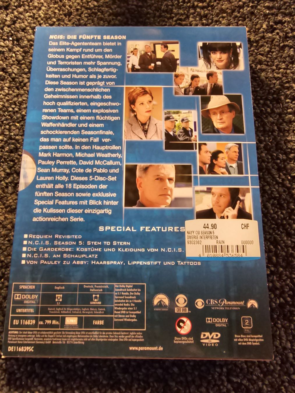 Tutti i DVDs: NCIS - Staffel 5  – Usato da Ruswil venduto da jan_bxl5 1