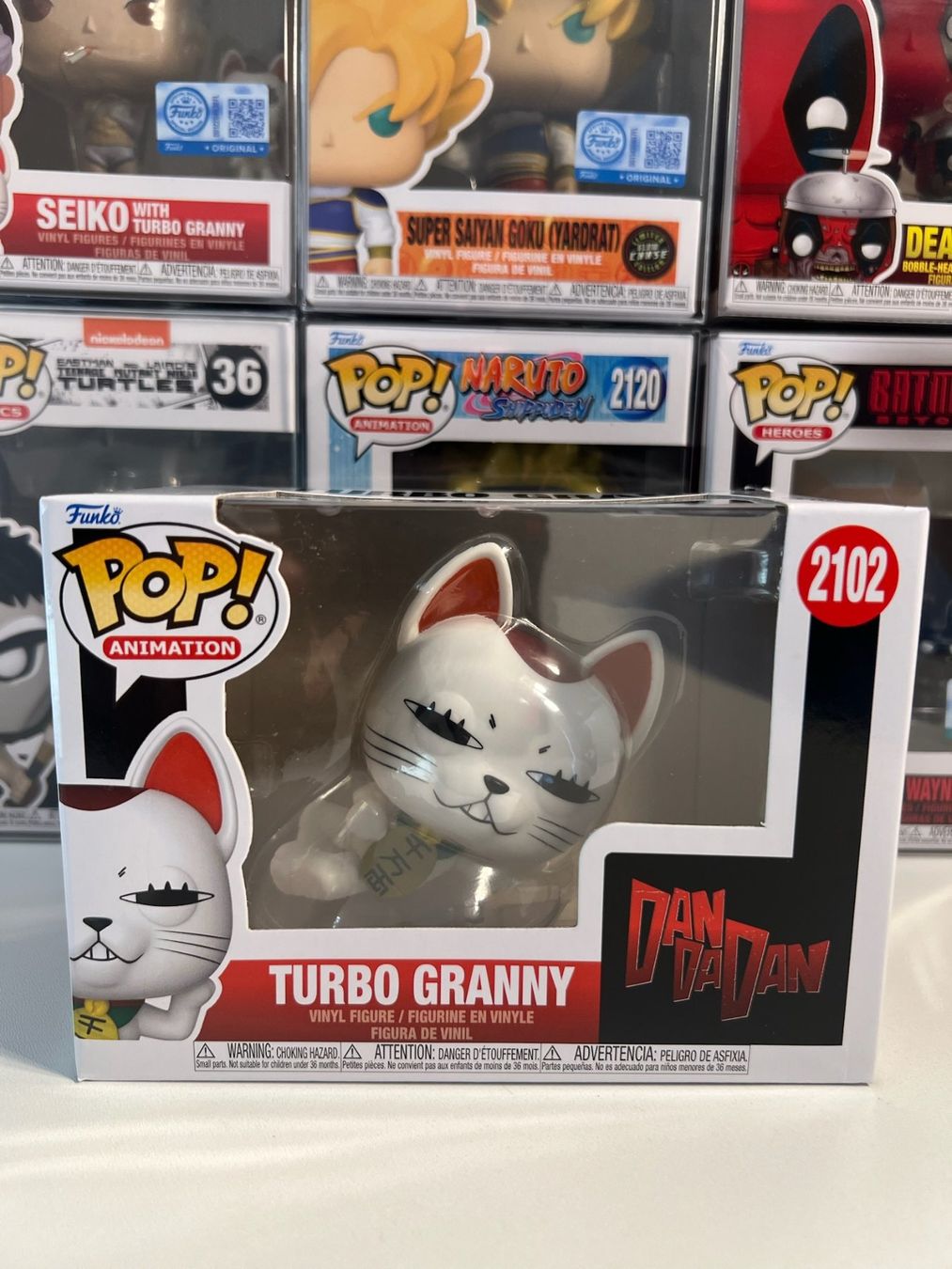 Funko Statuette: Funko POP! Animation Dandadan Turbo Granny – Nuovo e nell'imballaggio originale da Le Mouret venduto da perfectbijou