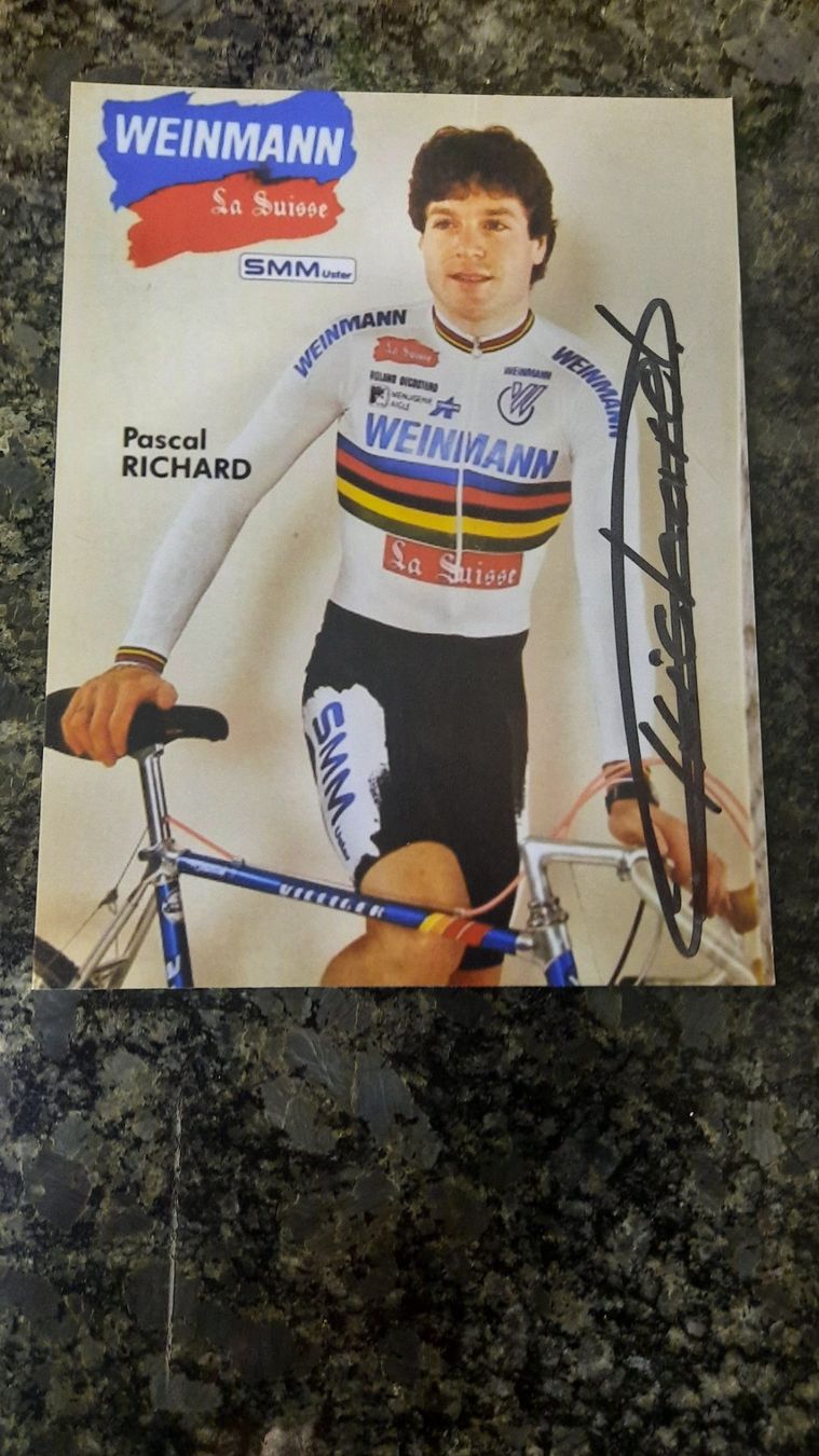 Autographes: Autogramm Pascal Richard – D'occasion à Schmerikon par Olympia04