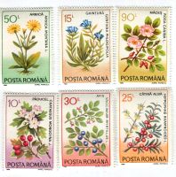 Briefmarken "Beeren". Rumänien.