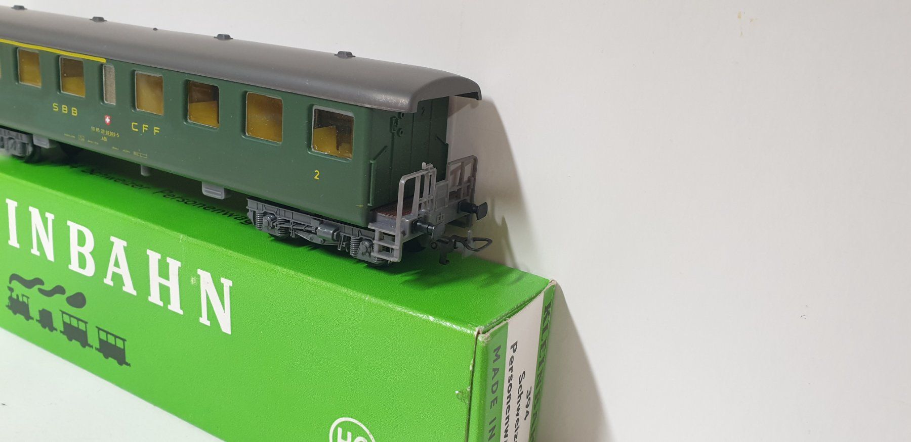 Kleinbahn Modellini di ferrovie: Kleinbahn SBB Seetalwagen AB 394 – Nuovo (secondo la descrizione) da Geroldswil venduto da TopTrain54 2