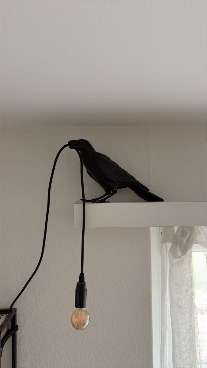 Lampade: 3D printed bird lamp with cord and bulb – Usato da Regensdorf venduto da __Claudia_