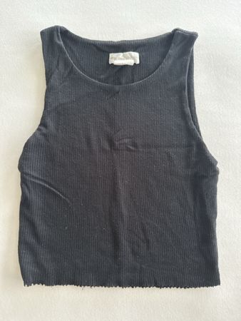Croptop, schwarz, Gr. S