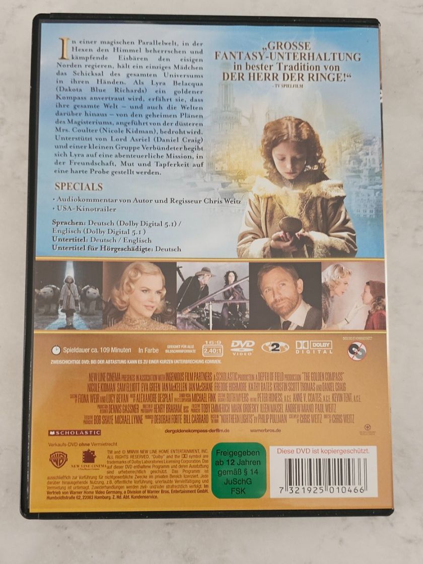 Tutti i DVDs: DER GOLDENE KOMPASS/ DVD – Usato da Geuensee venduto da jes_9xyk 1