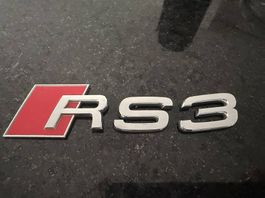 Original Audi RS3 8V Schriftzug Heckklappe