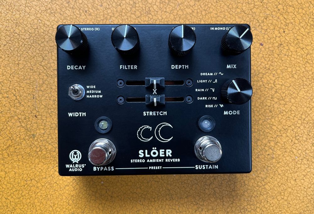 Walrus Audio Slöer Stereo Reverb pedal black edition (Neu (gemäss ...