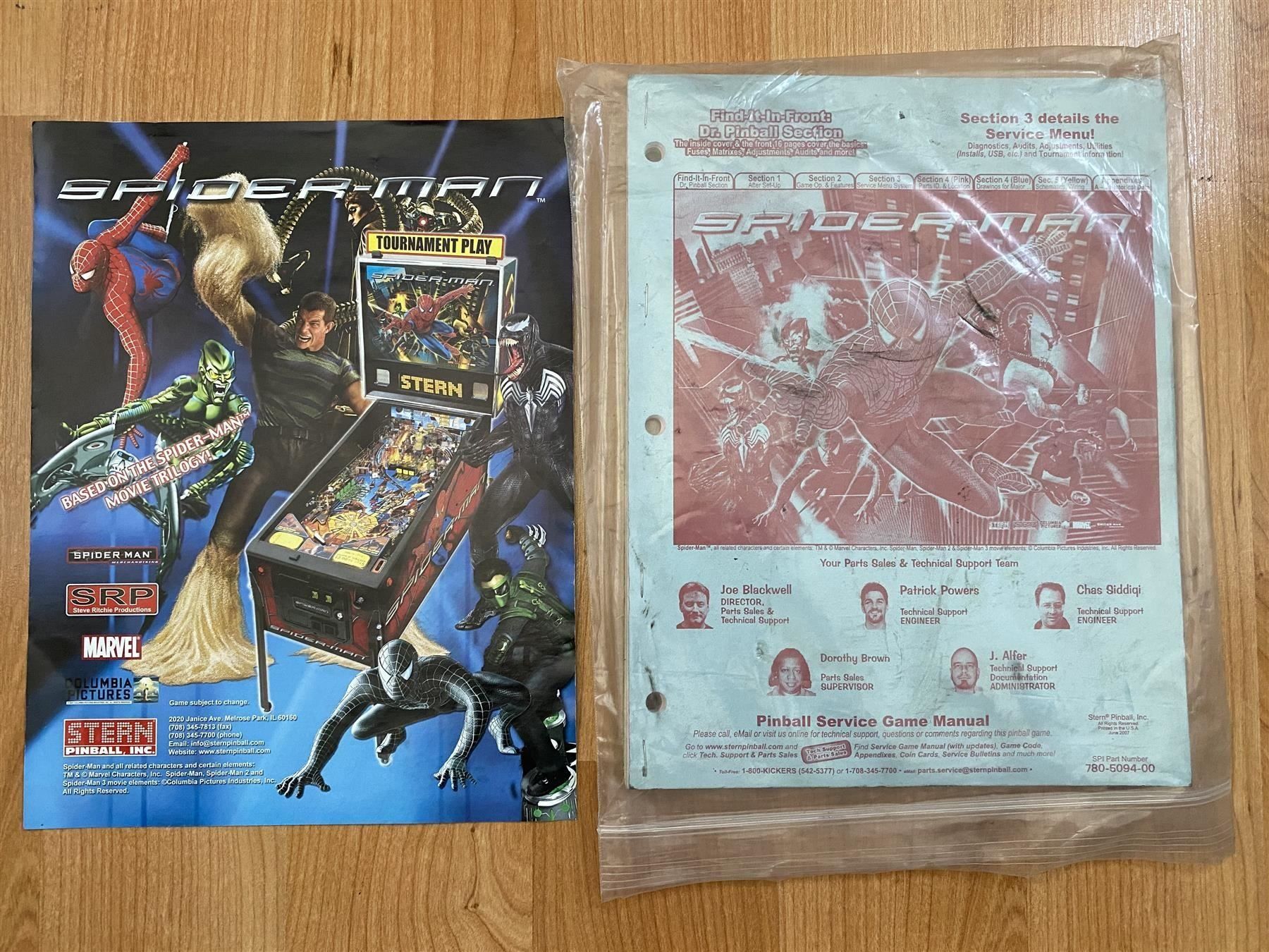 Flipper: Flipper Handbuch Spider-Man (Stern 2007) – Usato da St.Gallen venduto da kingsamas
