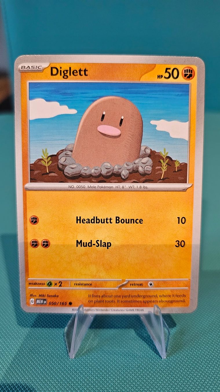 Pokémon Cartes à collectionner: Diglett MEW 050/165 EN – D'occasion à Rheineck par Pinia03