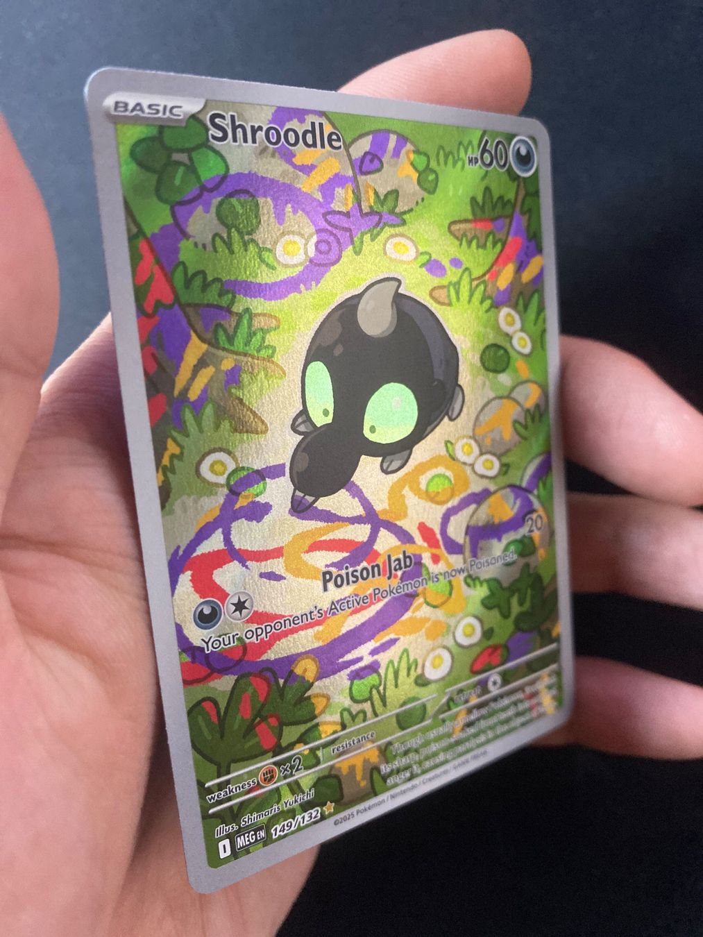 Pokémon Carte collezionabili: Shroodle 149 - Sproxi - Illustr. Rare - Mega Evolution - EN – Nuovo (secondo la descrizione) da Hausen AG venduto da Shrade 1