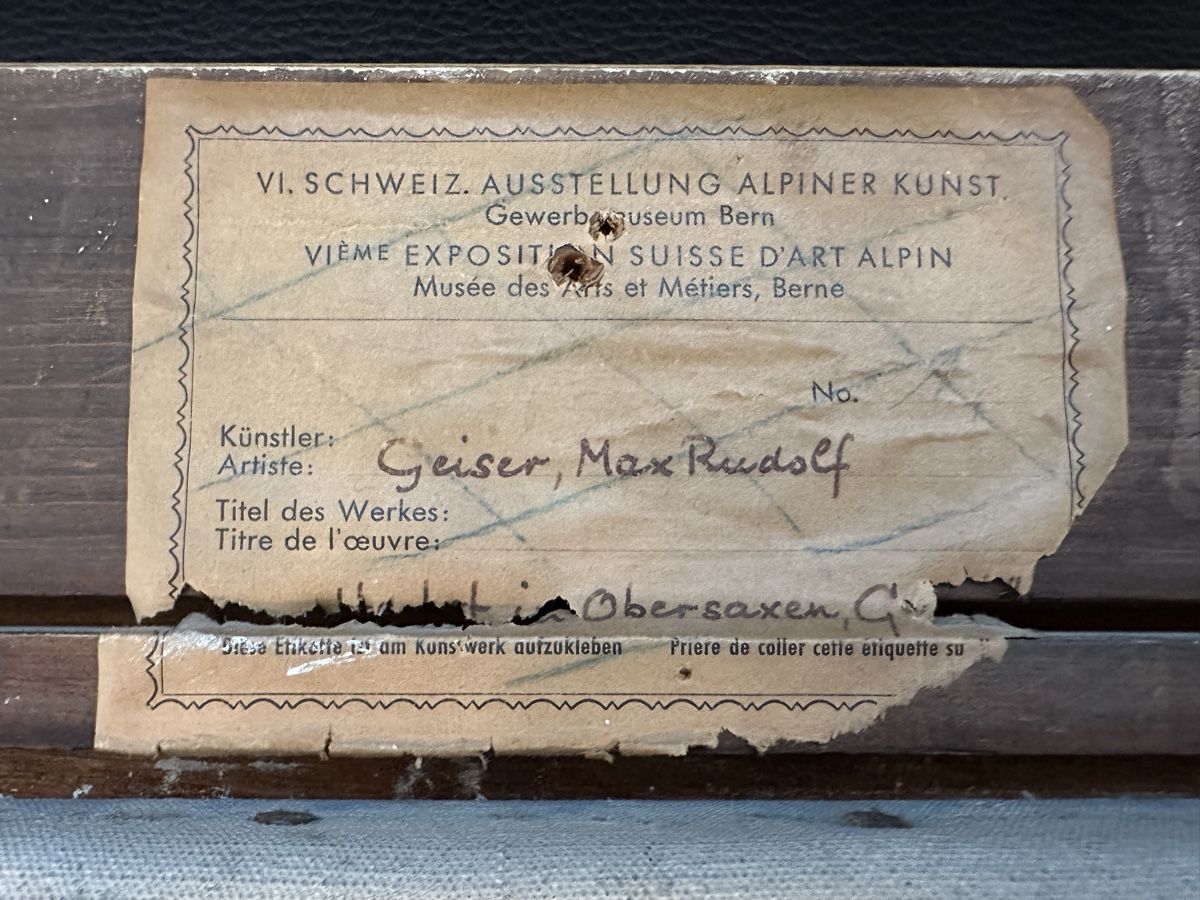 Dipinti: Max Rudolf Geiser Ölbild Seelandschaft – Usato da Hinwil venduto da sin_9j5s 8