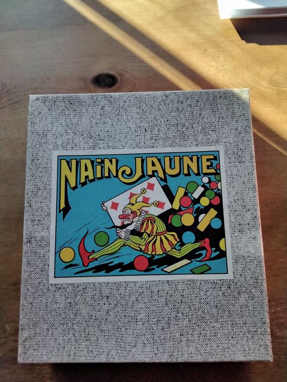 Jeu De Société Le Nain Jaune Ancien - En Bois - Fabriqué En France - Occasion Bon état