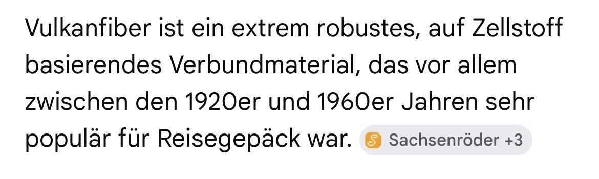 Valises de voyage: Antiker Reisekoffer Vulcanfiber – D'occasion à Rüti ZH par Walti0 7