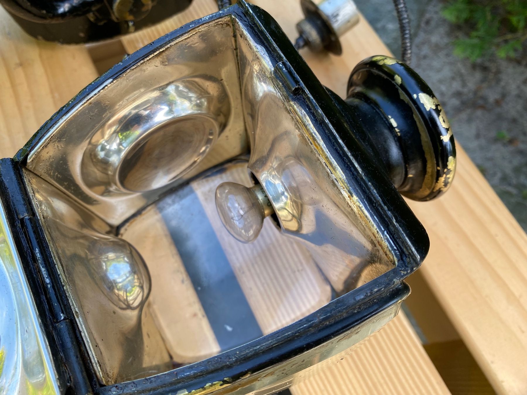 Carrozze: 1 Paar antike Dynamo Stereos Paris Oldtimer Lampen – Usato da Feldbach venduto da Fea1 8
