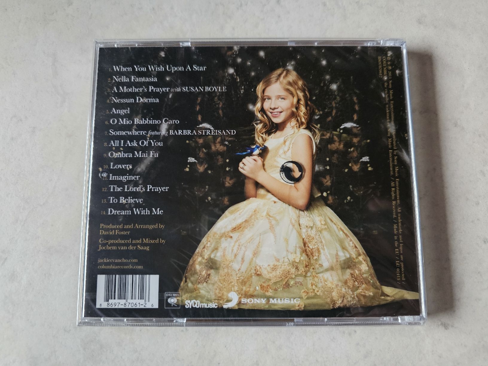 CD: Jackie Evancho  -  Dream With Me  /  Fabrikneu – Nuovo e nell'imballaggio originale da Schneisingen venduto da backstore24 1