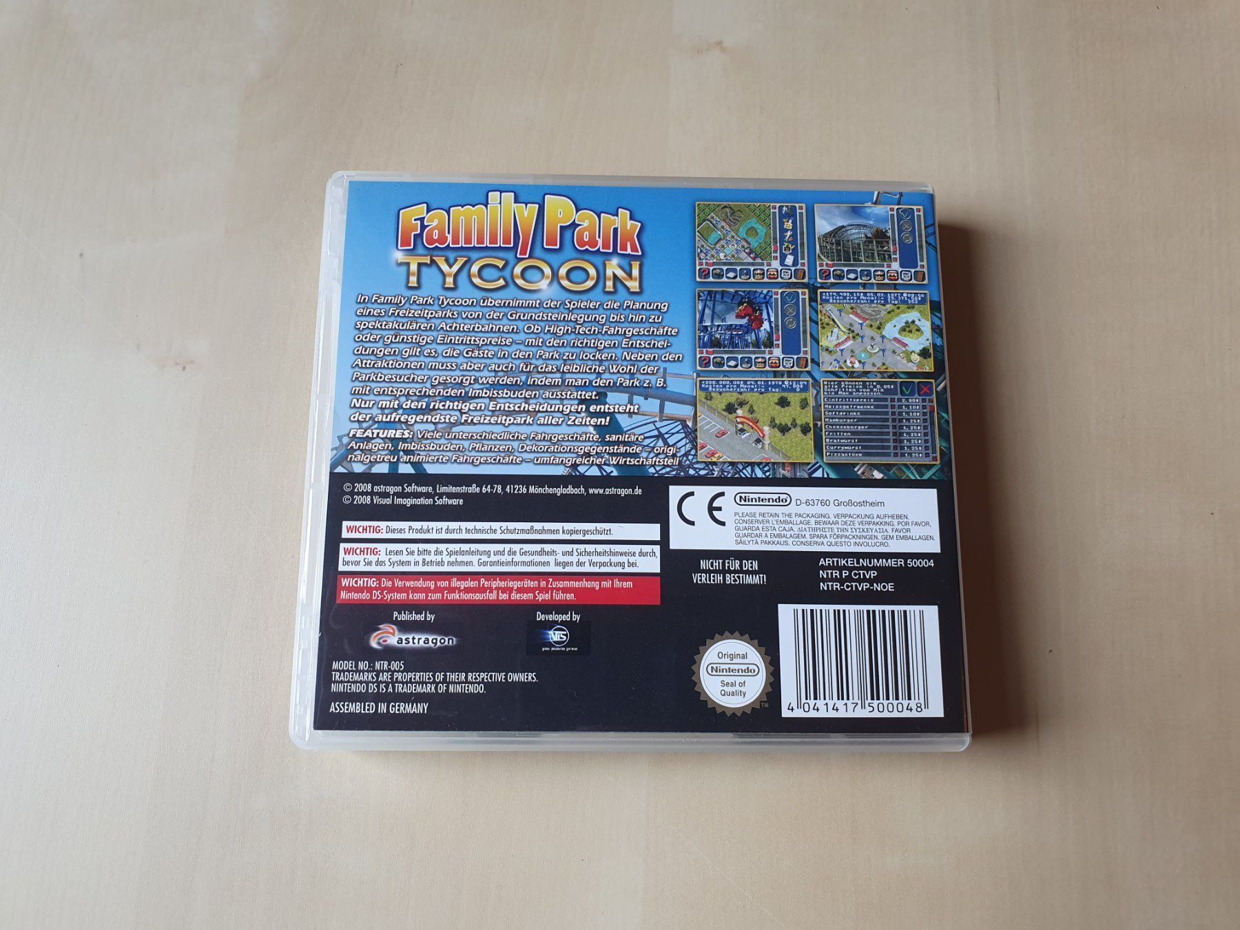 Nintendo Spiele: Family Park Tycoon – Gebraucht aus Stansstad von collectorsshop 1