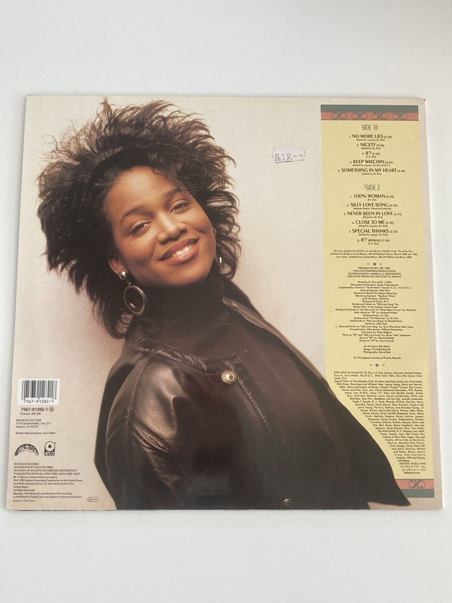 Dischi in vinile: Michel‘le - Ruthless - Eazy-E - Dr. Dre - LP OG EU VG+ – Usato da Mörschwil venduto da Appenzell2 1
