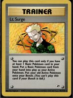 lt. surge 101/132 Gym Heroes Pokemon