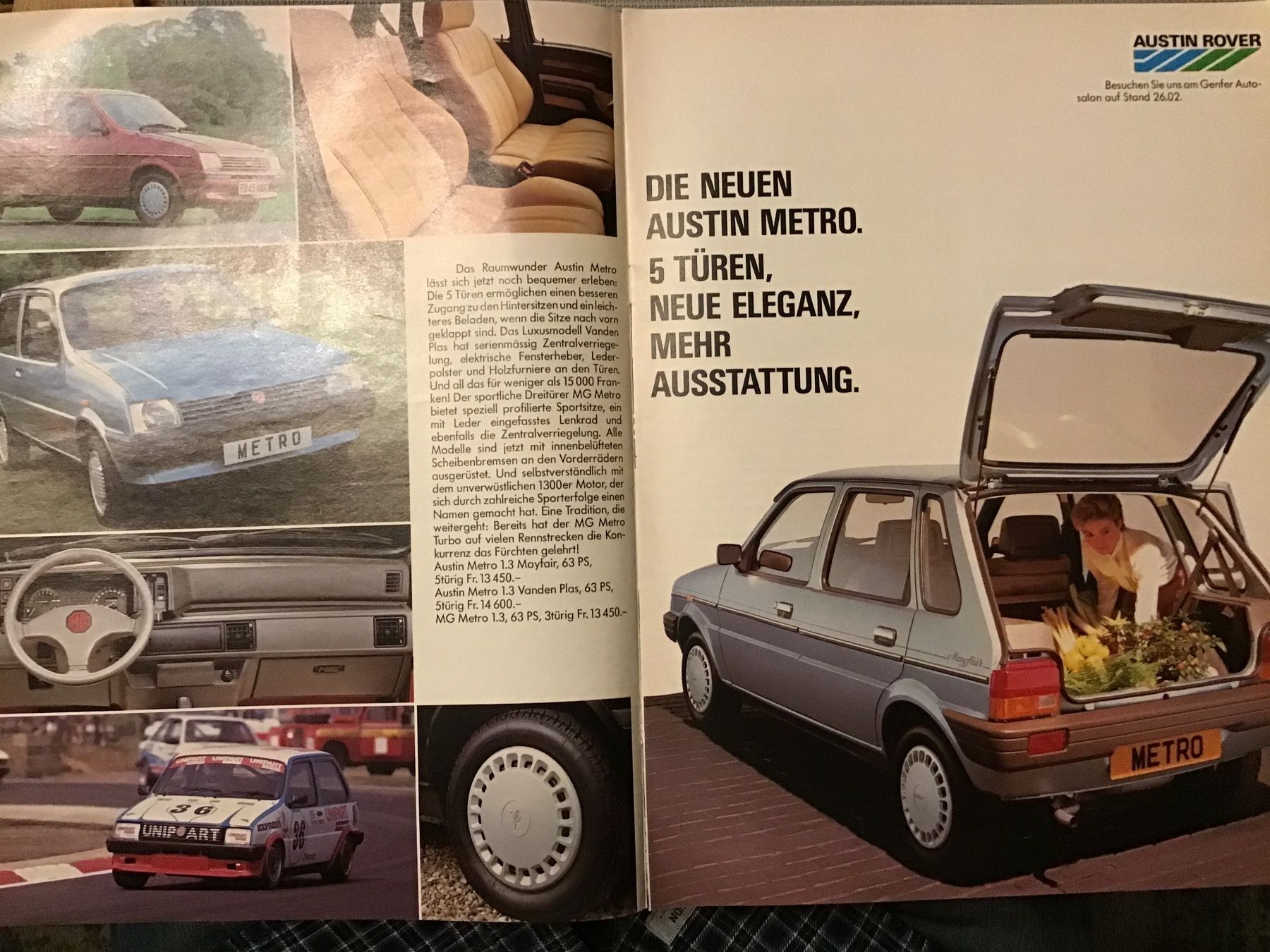 Dokumente: Englische Autos Programm 1985 20 Seiten – Gebraucht aus Scherzingen von Starseller62 4