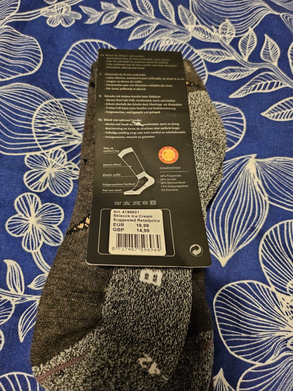 Chaussettes: 1x socken 39-42 – Neuf avec emballage d'origine à Dietikon par Eleda 1