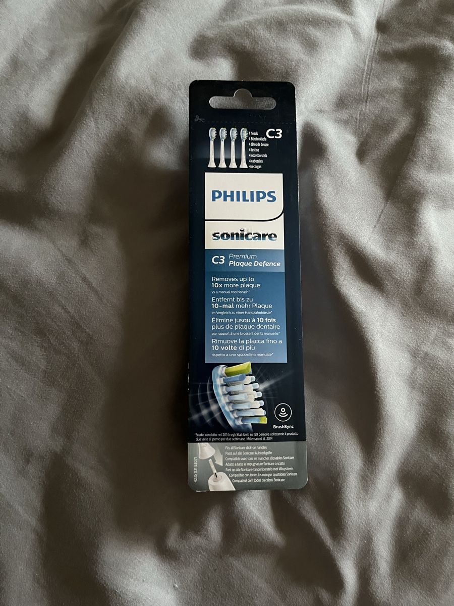 Philips Sonicare Cura dei denti: Philips Sonicare C3 Plaque Defence Bürstenköpfe 4er Pack – Nuovo e nell'imballaggio originale da Niederweningen venduto da Kanzy168