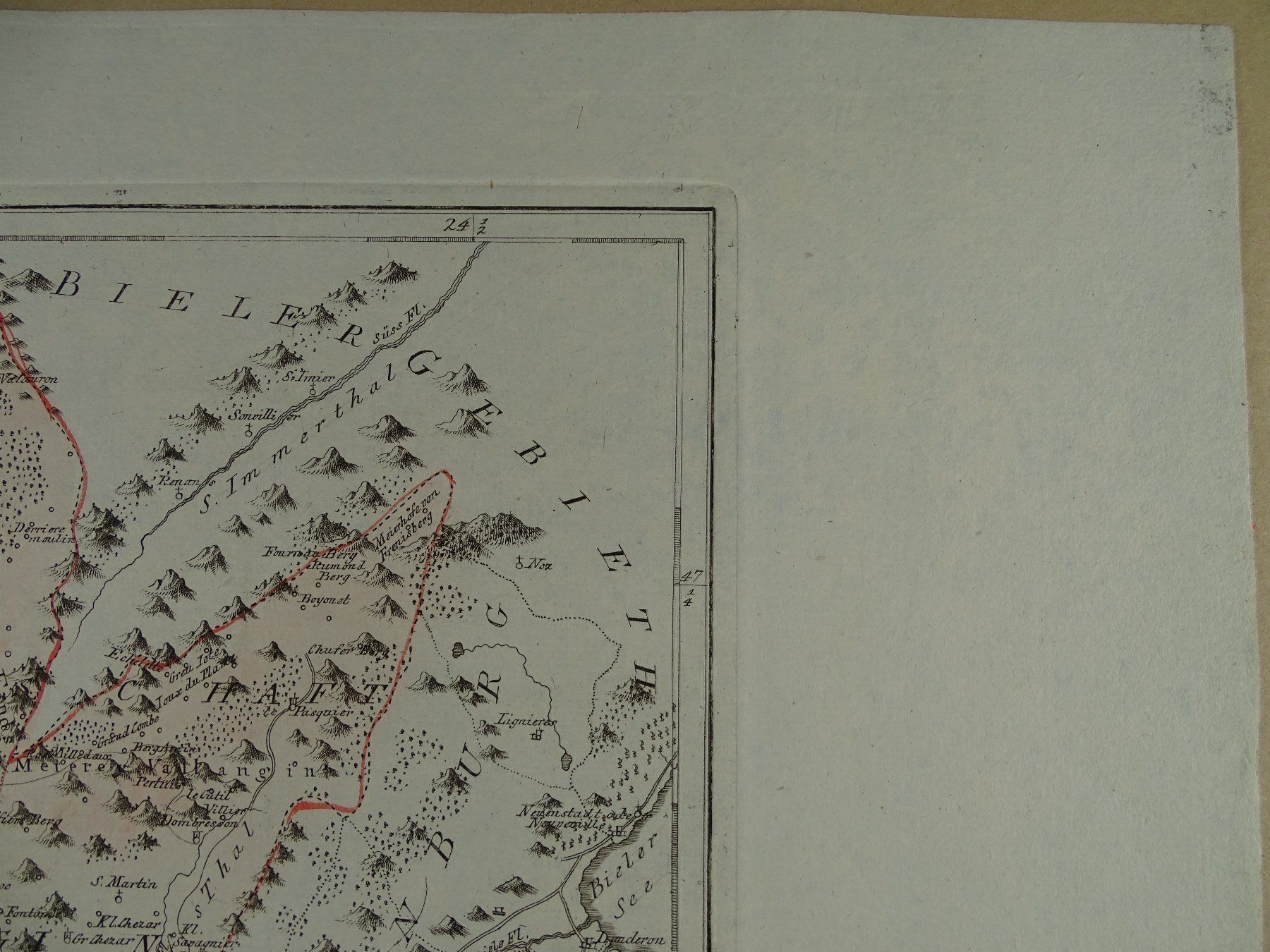 Incisioni: VALLANGIN, VALANGIN, REILLY 1791 – Usato da Grüningen venduto da Kartensammler 4