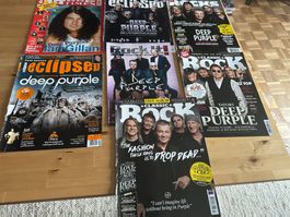 DEEP PURPLE tolle Magazin Cover Sammlung Kult Top Hit