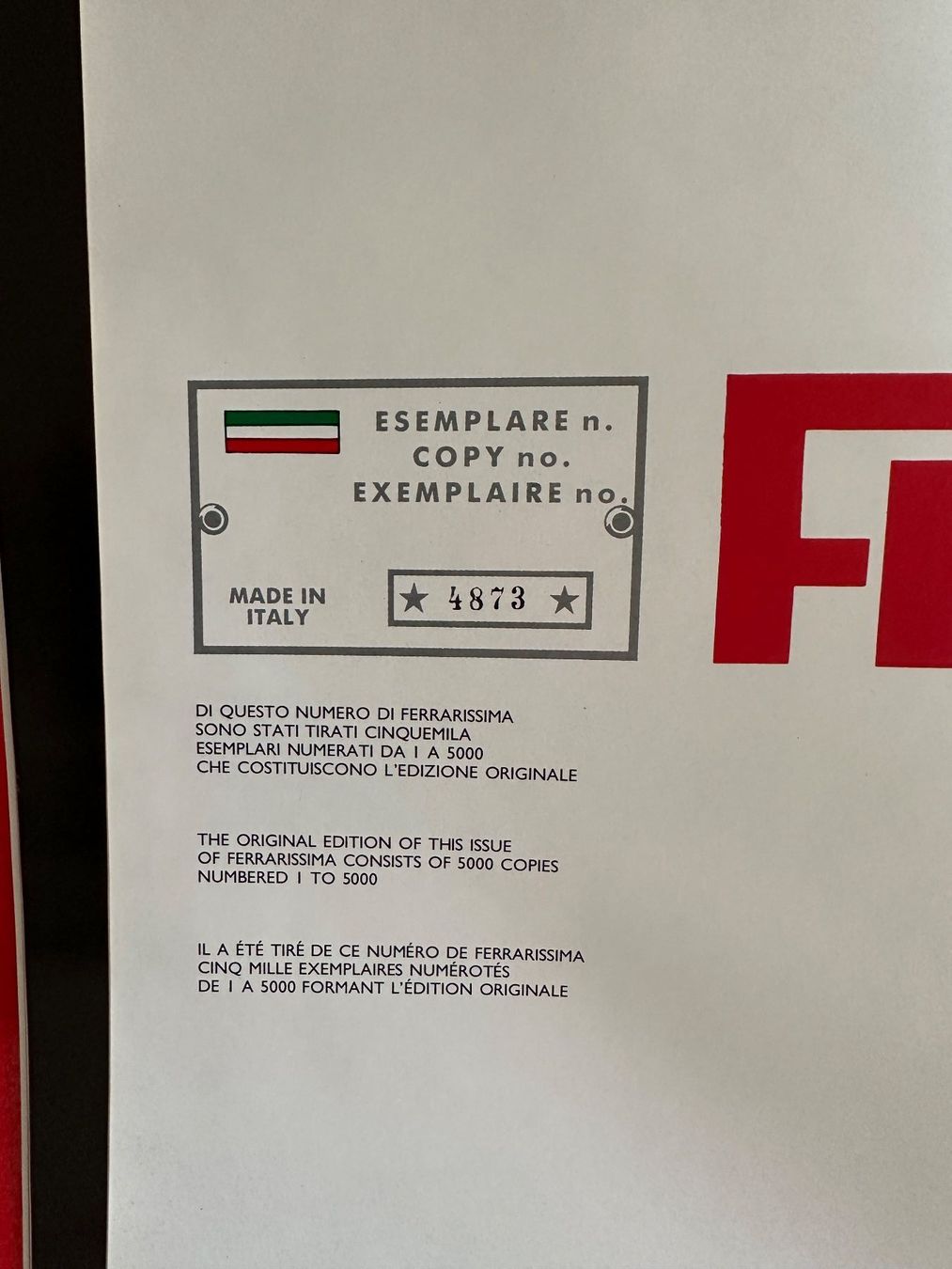 Libri: Livre " Ferrarissima 10 anni " – Usato da Bellinzona venduto da NicoTicino 2