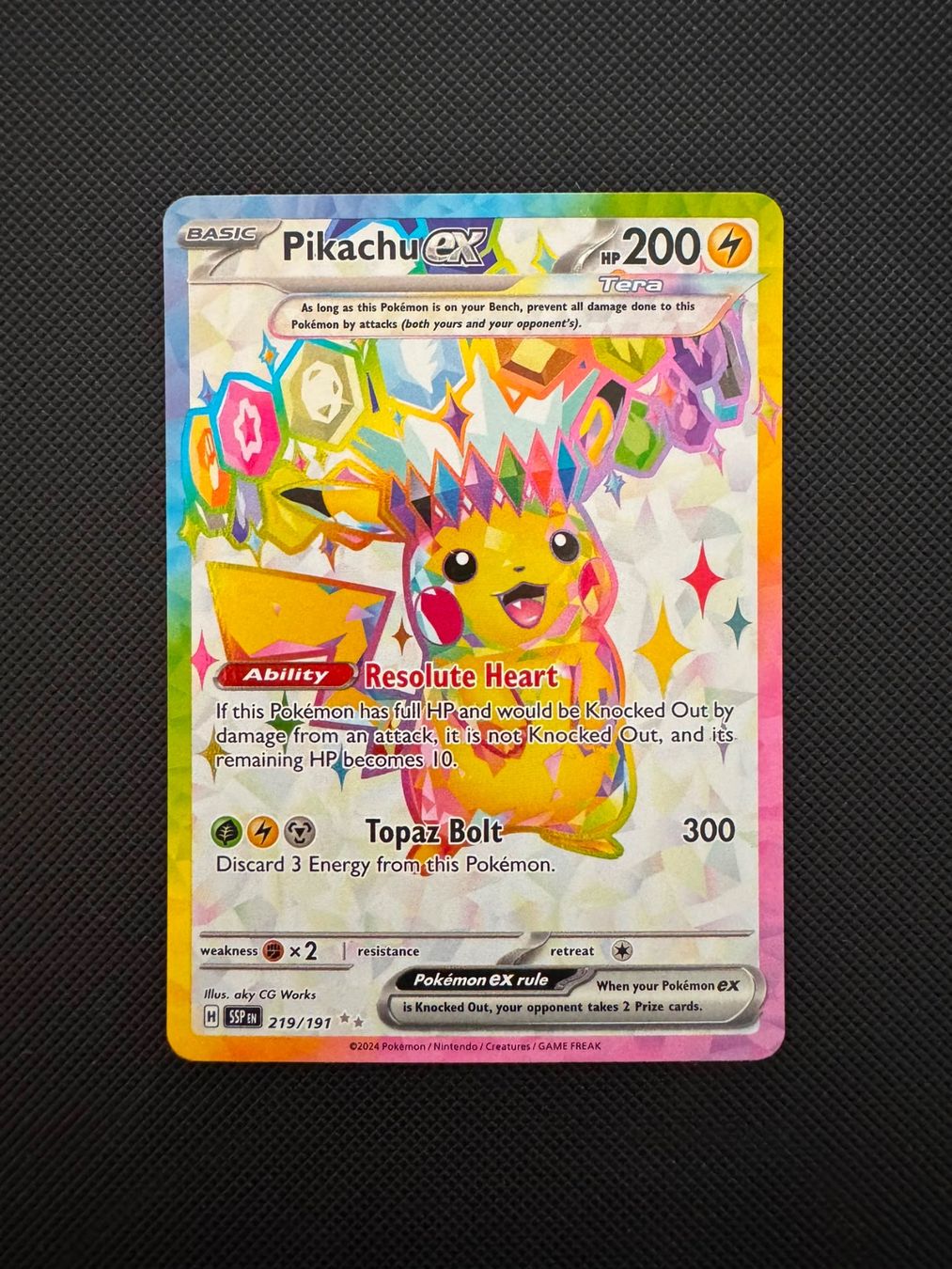Pokémon Carte collezionabili: Pokémon Pikachu ex 219/191 – Usato da Seuzach venduto da provenzano18