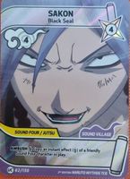 Naruto Mythos TCG Sakon Holo (EN)