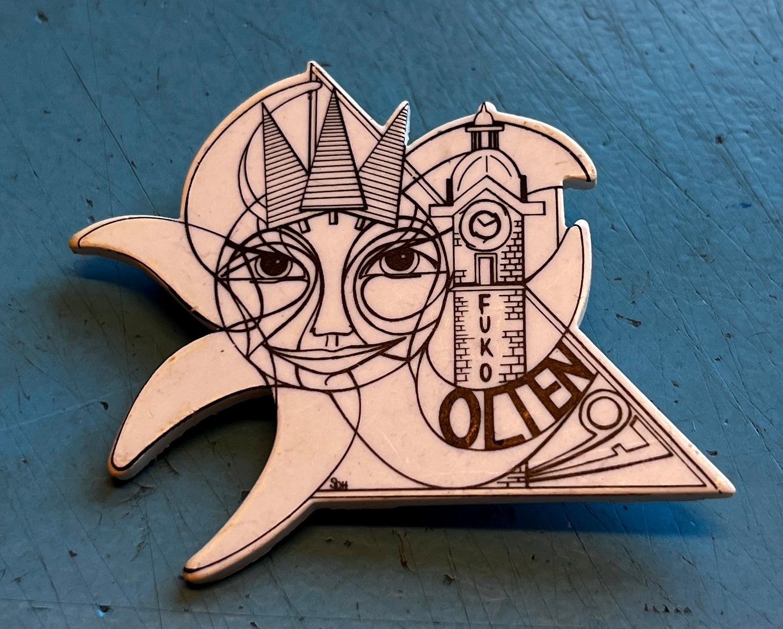 Placchette & Badge: FUKO Fasnachtsplakette Olten 1997 – Usato da Obernau venduto da Wgnom