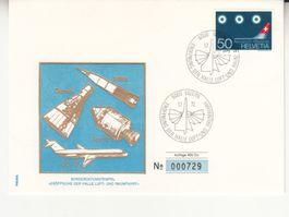 Sonderstempel S. 792 Halle Luft- und Raumfahrt VH Luzern