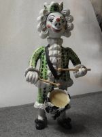 FASNACHTSFIGUR Dummpeter  23-26cm DP018 PREIS JE EINZELSTUCK