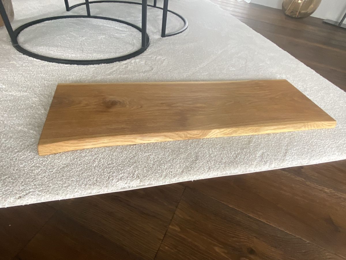 Articles en bois: Massives Eichenholz Brett, 100cm lang, – Neuf (Voir description) à Baden par nat_76zv 1