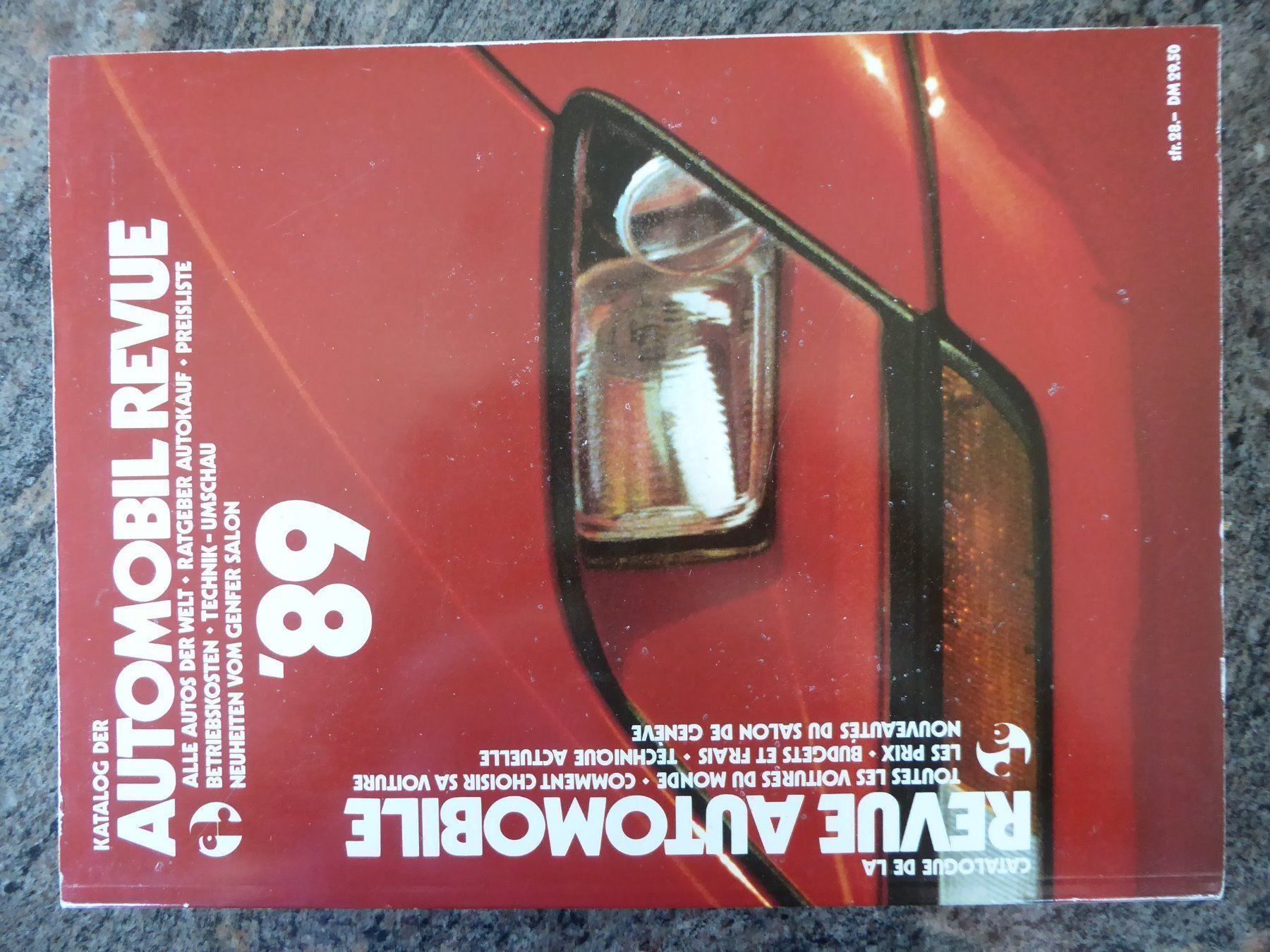 Riviste & Magazine: AUTOMOBIL REVUE KATALOG 1 9 8 9 – Usato da Wilen b. Wil venduto da Rasti2