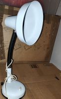 Retro Tischlampe weiss flexibel guter Zustand
