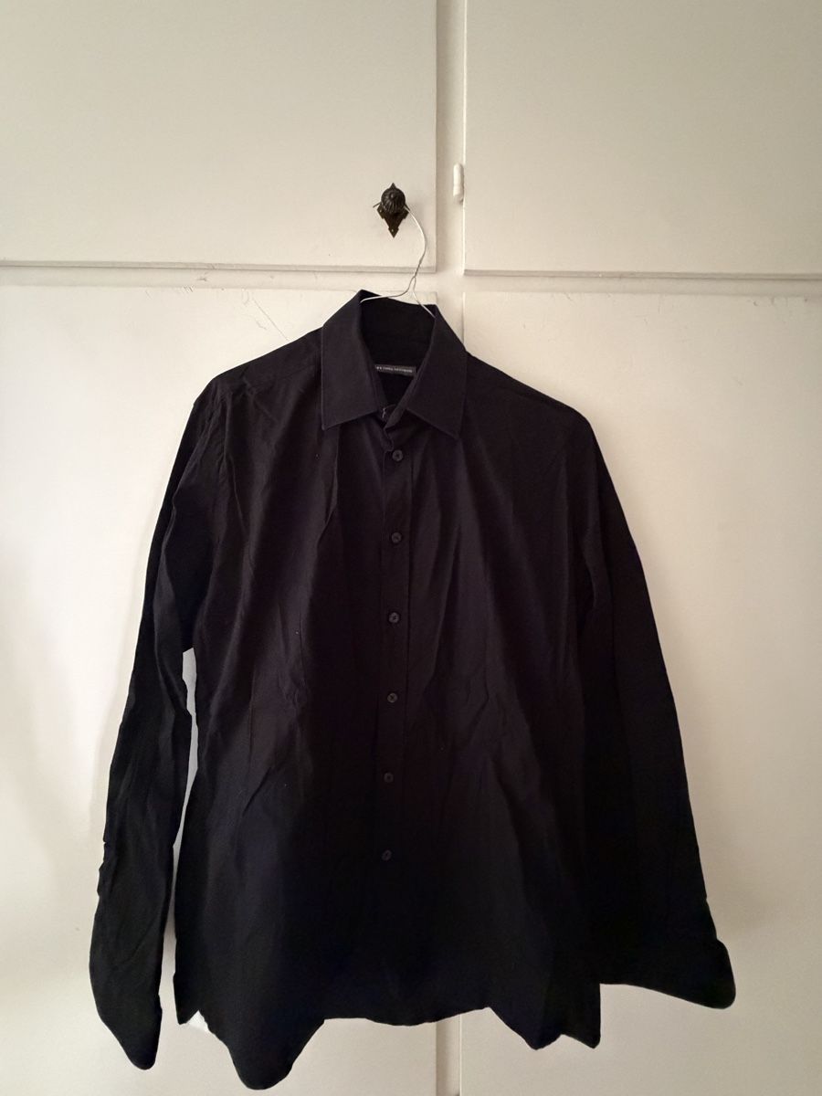 Camicie: Camicia Uomo GREY DANIELE ALESSANDRINI nera taglia 42 – Usato da Lugano venduto da can_xdd8 1