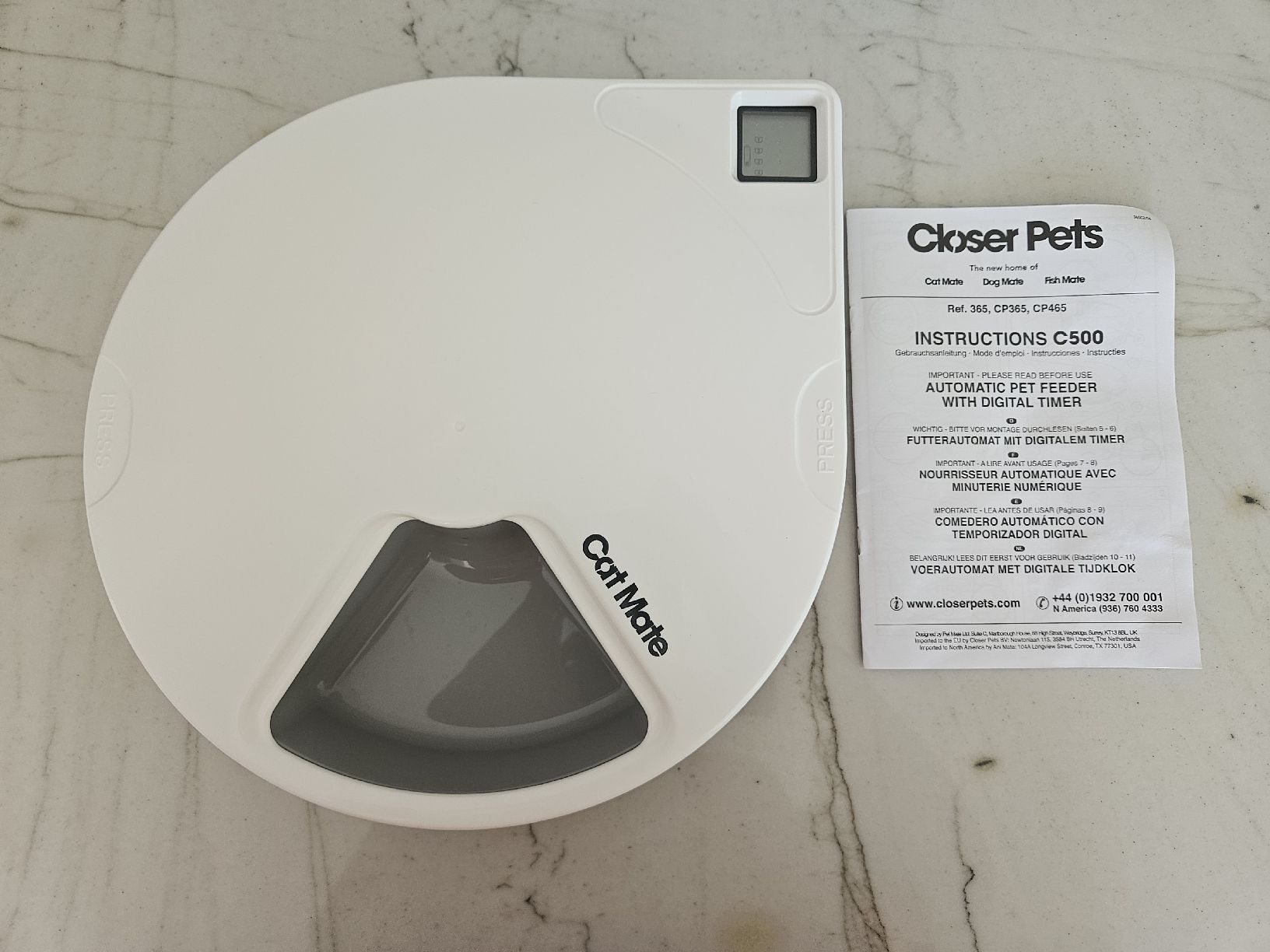 Mangimi: Futterautomat Cat Mate C500 mit Timer 5 Näpfe – Usato da Kloten venduto da Tacha_gb 4