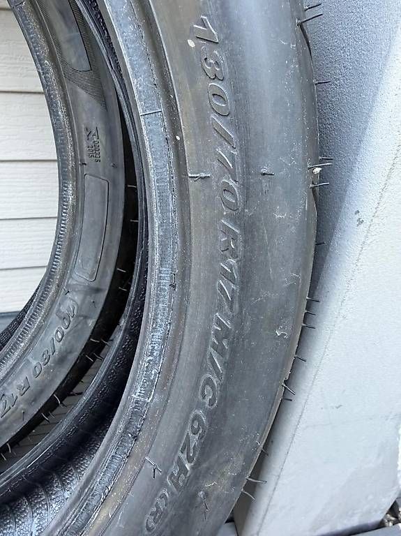Pneus & Kompletträder: Reifen Moto Pirelli Rosso II – Gebraucht aus Rüdtligen von Kawasaki11 1