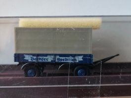 LKW Anhänger 2 achsig "Dachser Spedition" von Brekina 1/87