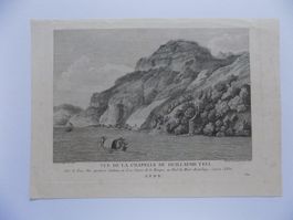 Tellskapelle am Axen Kupferstich Pérignon