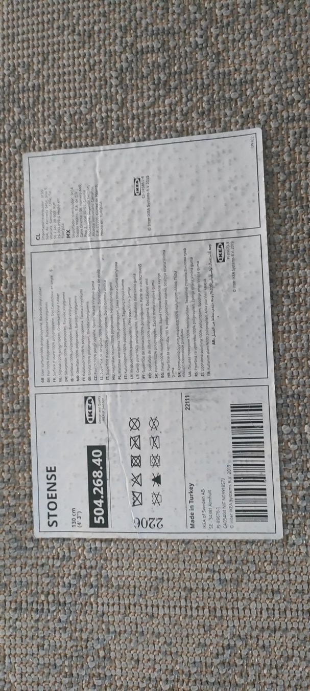 Ikea Tapis: Ikea Teppich Stoense rund 130 cm - grau – D'occasion à Muri AG par Suiphi 2