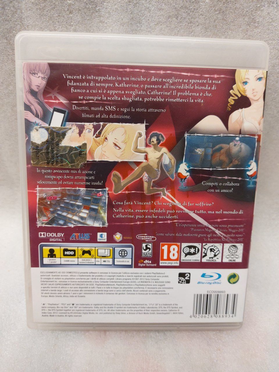 Sony Giochi: Catherine PS3 – Usato da Pambio Noranco venduto da Pol69 2