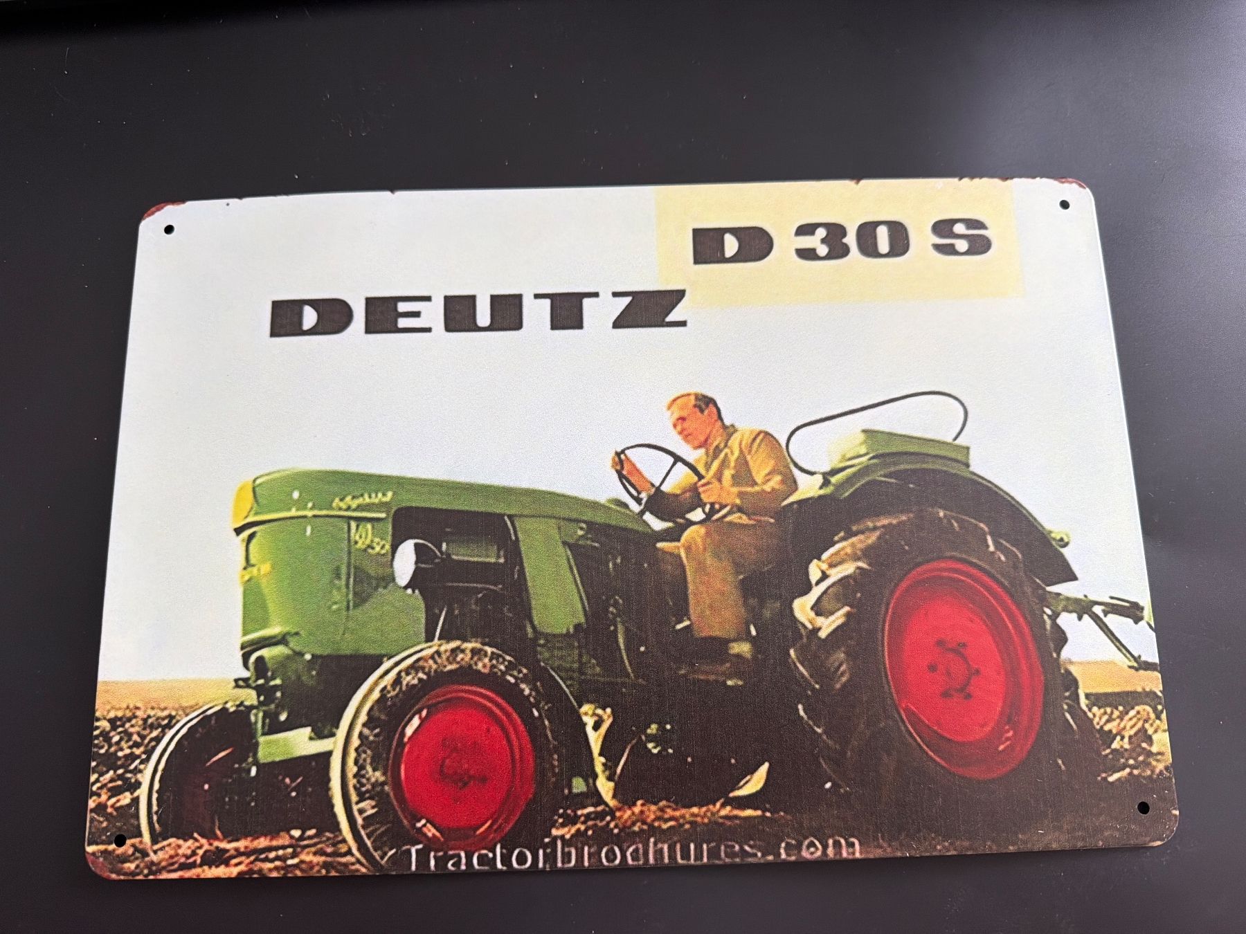 Insegne: Blechschild Deutz Traktor D30S 20x30cm – Usato da Schenkon venduto da Jaimer_91