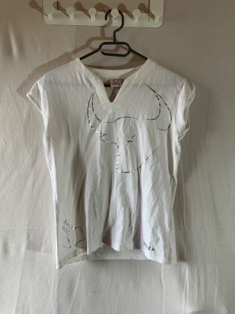 Spanisches Shirt von Burladero mit Stierkopf Gr. XL